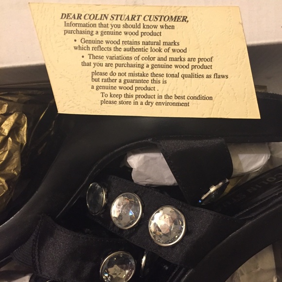 Colin Stuart black backless pumps - Picture 2 of 8